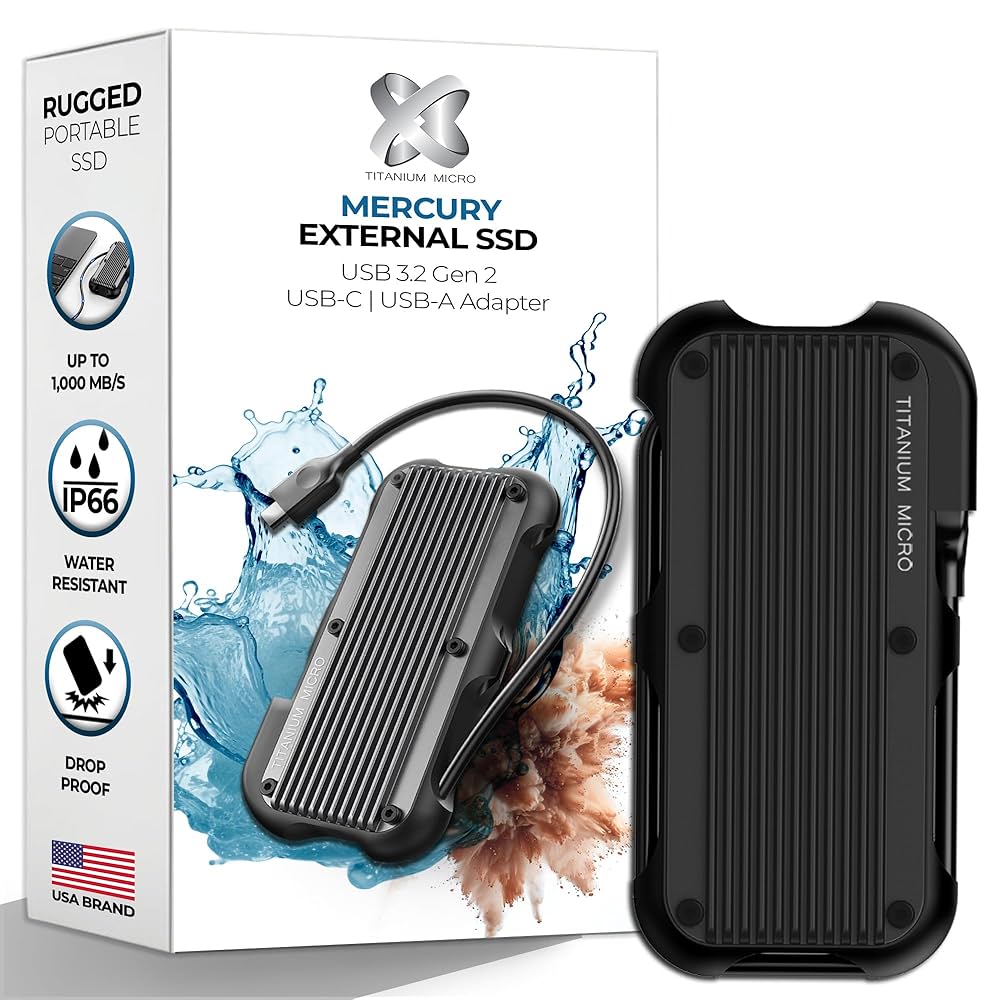 Amazon.com: Titanium Micro External SSD 1TB - Mercury